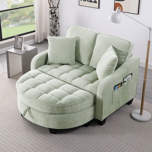 Corduroy loveseat sofa - sofa, with